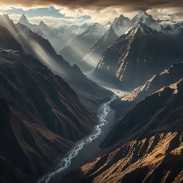 9:16 vertical composition, hyperrealistic Andean landscape inspired by Ayacucho, Peru, aerial drone perspective overlooking vast mountain valleys, majestic glacier-covered peaks in the background, layered Andean mountains fading into atmospheric haze, golden hour lighting casting soft warm tones across the terrain, dramatic clouds and mist drifting between peaks, lush highland textures with subtle vegetation and rocky slopes, cinematic depth of field, ultra-detailed, volumetric lighting, HDR, 8k resolution, breathtaking and mesmerizing atmosphere, National Geographic style, sharp focus, realistic colors, epic scale